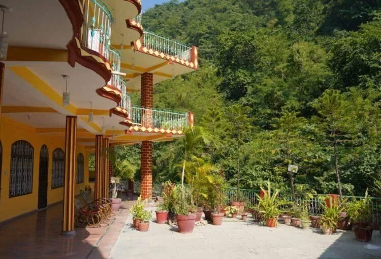 Samvedna residential property in Rishikesh at night